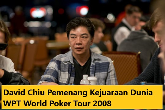 David Chiu Pemenang Kejuaraan Dunia WPT World Poker Tour 2008